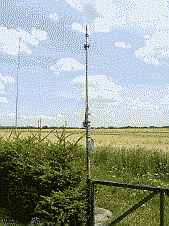Schiebemast 10m zum Testen von Antennen